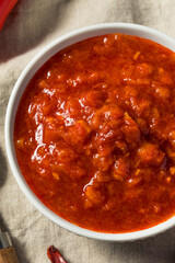 Homemade Organic Red Harissa Paste