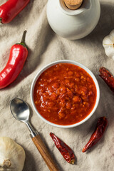 Homemade Organic Red Harissa Paste