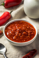 Homemade Organic Red Harissa Paste