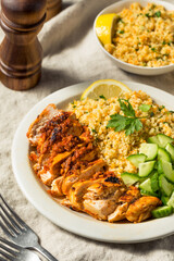 Homemade Harissa Chicken with Couscous