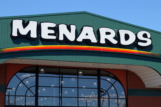 Menards Home Improvement store. Menards sells assorted building materials, tools, and gardening supplies.