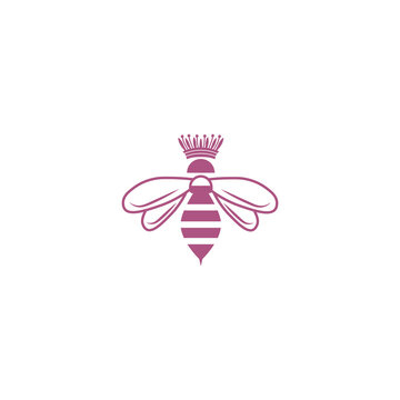 recommend clip art: queen bee hive crown logo design