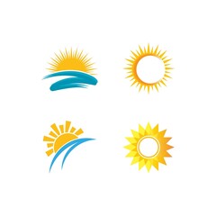 sun illustration logo