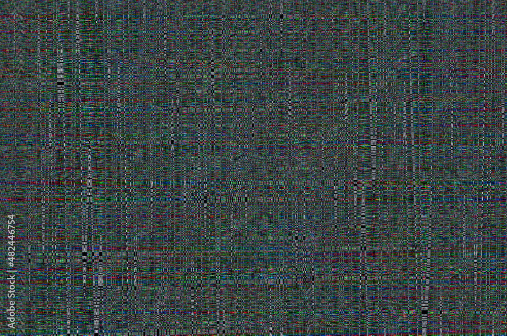 Wall mural abstract pixel pattern