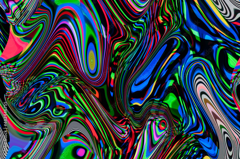 Poster abstract digital pattern / abstract minimalistic background of a digital pattern.