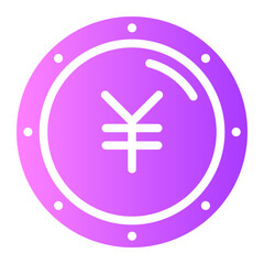 yen gradient icon