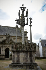 Fototapeta premium View on the parish enclosure of Saint Thégonnec in finistere