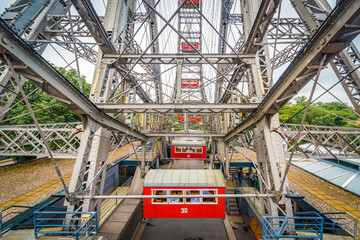 The Wiener Riesenrad in Vienna, Austria.