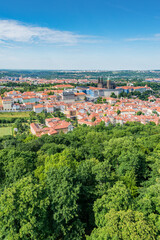 Fototapeta na wymiar Skyline of Prague, capital of the Czech Republic.