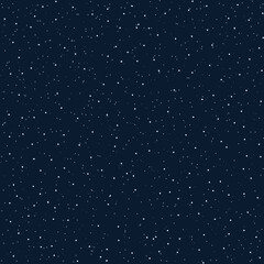 Seamless pattern of stars on a blue background. The milky way galaxy of our universe. Astrology shining deep space. Vector illustration.