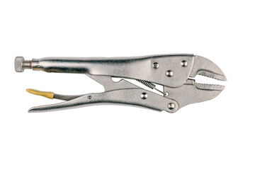 locking pliers isolated on a white background, craftsman tool
