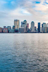 Fototapeta premium Manhattan Skyline as seen from Jersey City, New York, United States of America.