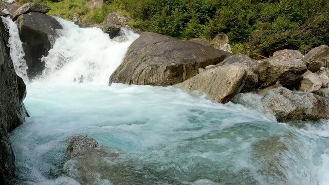 Summer Landscape on Nardis Waterfalls