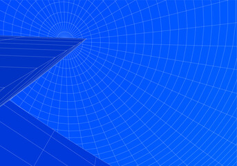 Fototapeta premium abstract blue background
