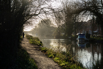 A canal in Maldon, Essex