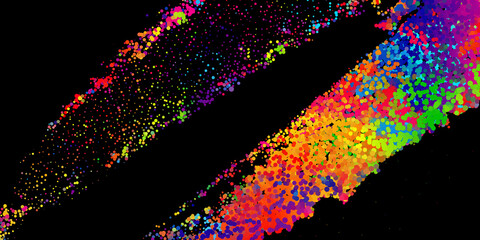 Bright abstract image in a modern style.