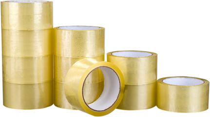Adhesive tape a lot yellow 
