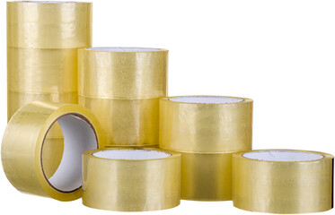 Adhesive tape a lot yellow 
