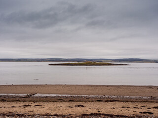 St Cuthberts Island, Lindisfarne, Holy Island, Northumberland, UK