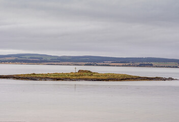 St Cuthberts Island, Lindisfarne, Holy Island, Northumberland, UK