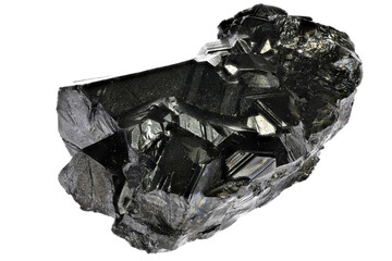 sphalerite from Trepca Mine, Kosovo isolated on white background