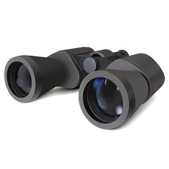 Vector Black Binoculars with Blue Lenses