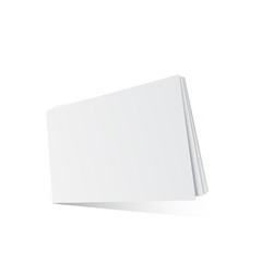 Mock up magazine, book, brochure or flyer. Vector