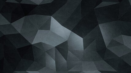 Abstract Dark Minimalist Geometric Background - 3D rendering