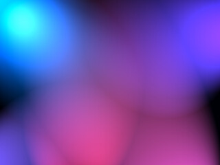 Light Leak Background Design - Spotlights gradient blurry blue and red colors - Texture for products and web - cloudy, glow bokeh pattern for photo editing