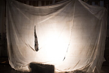 Light Behind translucent Plastic hanging 