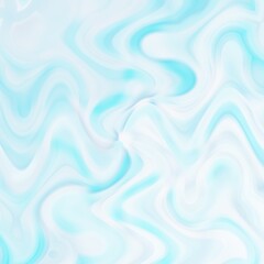 Abstract white and blue smooth liquid wave sweet candy texture background.