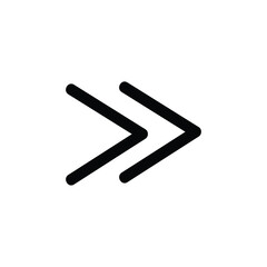 Arrow Icon On White Background Illustration