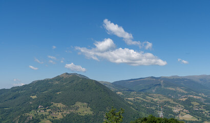 view of the mountains