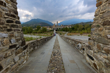 Fototapeta premium Ponte gobbo di Bobbio