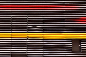 Interspersed - Abstract patterns caught on the road. These looked like an array of colours with shapes scattered in between. 