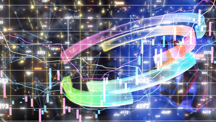 Futuristic wave, Futuristic data stream