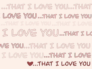 I LOVE YOU_wallpaper_words