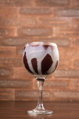 Drink - Açai smoothie with guaruja and condensed milk syrup