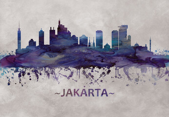 Jakarta Indonesia skyline