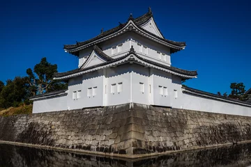 Photo sur Plexiglas Kyoto World Heritage Site: Nijo Castle (Nijo-jo), Kyoto, Japan. Built in 1603 and completed in 1626. Residence of the first Tokugawa Shogun Ieyasu.  This is one of the guard towers.