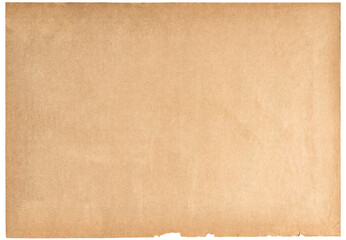 Used old paper texture background isolated