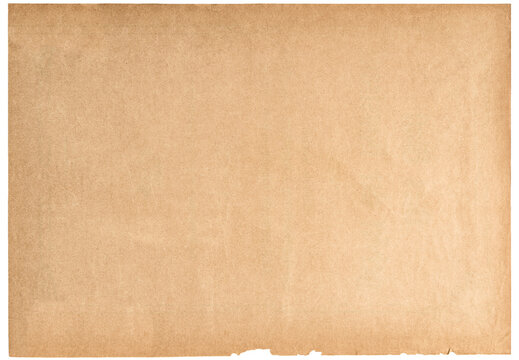 Used old paper texture background isolated