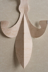 upside down paper fleur-de-lis