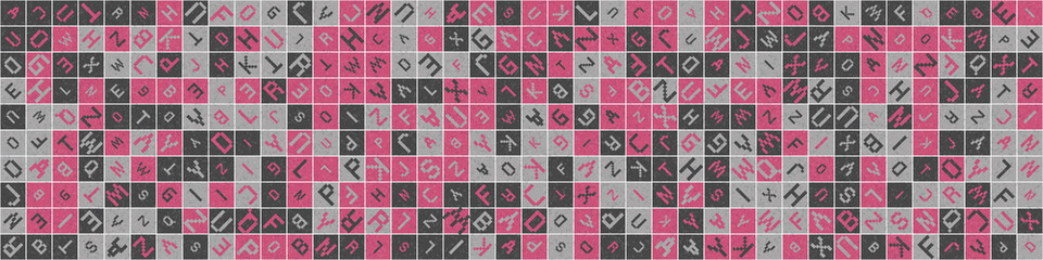 Abstract Geometric Pattern generative computational art illustration