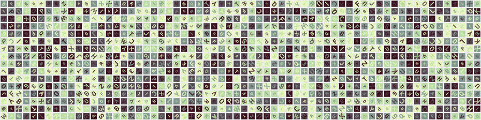 Abstract Geometric Pattern generative computational art illustration