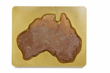 full milk chocolate in the form of Commonwealth of Australia