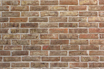 Textura o fondo de muro de ladrillo rojo