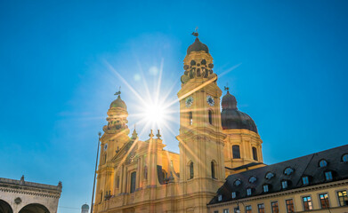 The Theatine Church of St. Cajetan - Theatinerkirche St. Kajetan - a Catholic church in Munich