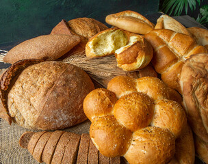 hot bread fresh from the oven