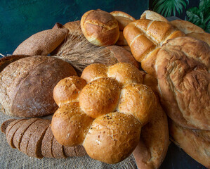 hot bread fresh from the oven